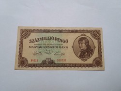 Százmillió  Pengő 1946-os   bankjegy!