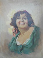 I. Tolini jelzéssel : Cigánylány