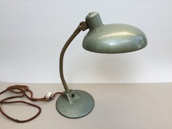 Régi retro fém asztali gégecsöves lámpa ipari loft industrial