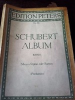 RÉGI KOTTA  -   SCHUBERT ALBUM Band I. Mezzo sopran oder bariton  Edition Peters  Nr.20b