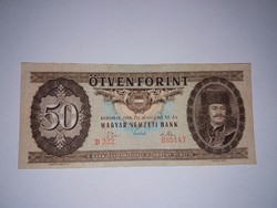 50 Forint 1969-es Nagyon szép ropogós bankjegy,Ritka !