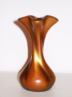 Antik Zsolnay eozinmázas mini váza (eozin)