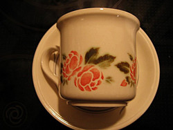 Angol BILTONS rózsás csésze alátéttel