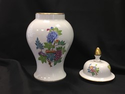 Herendi Viktória fedeles váza 25cm