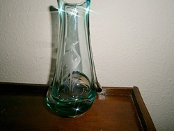 Muránoi Seguso üveg  váza