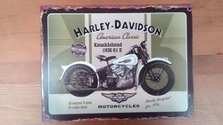 Harley Davidson reklám lemez tábla / replika II