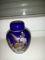 Porcelán váza, kézzel festett