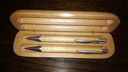 Elegáns bambusz tollkészlet ajándéknak is