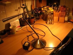 Gémes króm asztali lámpa