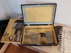 12 személyes ezüst evőeszköz készlet 1934-ből