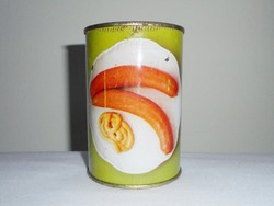Retro GLOBUS konzerv doboz konzervdoboz - Virsli sós lében - 1983-as