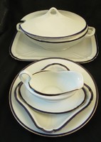 Csehszlovák Epiag porcelán étkészlet 5 db-os