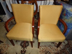 A pair of Italian armchairs