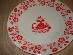 Zsolnay porcelán fali tányér