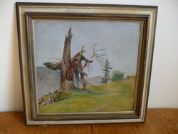 One of the landscapes of Karl Eisenmenger, an Austrian painter
