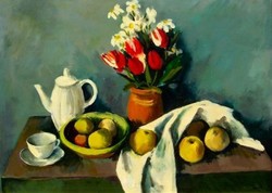 Mihály Gácsi (1926-1987): still life with fruits