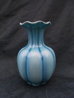 Karácsonyra!Zsolnay kék mázas váza.