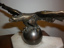 Antik bronz turul madár szobor