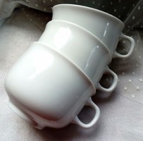 Fehér porcelán Saturnus teás csészék