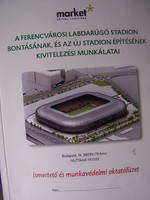 ​A Ferencvárosi labdarúgó stadion bontásának és az új stadion építésének kivitelezési munkálatai