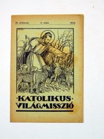 1935 KATOLIKUS VILÁGMISSZIÓ RÉGI ÚJSÁG 1179