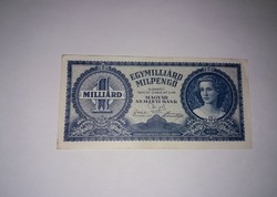 1 Milliárd Milpengő 1946-os,hajtatlan  bankjegy  !!