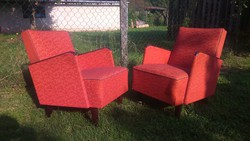  60-as évekből retro fotel eladó - kényelmes rugós fotelek - akár Bp-i szállítással