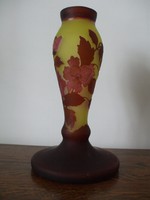 Galle tipusú üveg váza