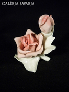 U123 Régi porcelán ENS rózsa pár