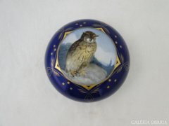 7979 Old Owl PIRKENHAMMER Porcelain Bonbon Container