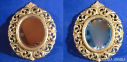 0A614 Antik florentin tükör keretek párban