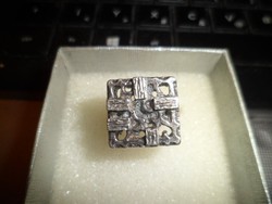 Martti Viikinniemi minimalista ezüst gyűrű