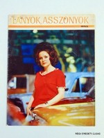 1975 május  /  LÁNYOK, ASSZONYOK  /  RÉGI EREDETI MAGYAR ÚJSÁG Szs.:  1709