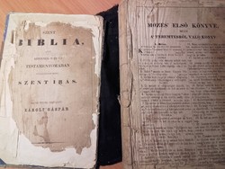 1857.kiadású ​SZENT BIBLIA  -  Antik keresztyén vallási könyv - Károly Gáspár fordítása