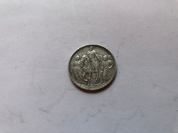 Millenium ezüst 1 korona 1896 keresett gyönyörű érme