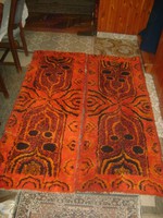 Két darab retro suba szőnyeg, faliszőnyeg, falvédő "Soproni Szőnyeggyár"