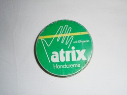 Atrix kézkrém - fémdoboz pléh doboz - KHV Kozmetikai és Háztartásvegyipari Vállalat - 1970-es évek