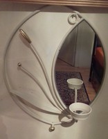 Rare beautiful wall mirror 38 x 29 cm xx