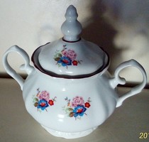 Sugar holder, bonbonier, 8 cm high without lid, with 13 lids