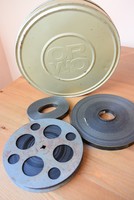 Hagyatékban fellelt 16mm hangos filmek 50-60-as évekből ORWO fém dobozban