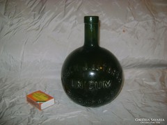 Régi, domború írásos Unicumos üveg 
