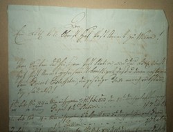 A Téthi Postamester Asszony követelése Bécstől. 1833.