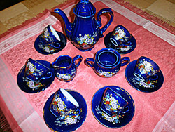 Beautiful Oriental Pattern 6-Piece Coffee Set