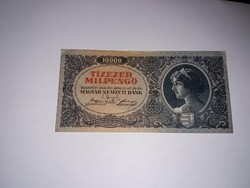 Tizezer Milpengő  1946-os szép állapotú  bankjegy !! 
