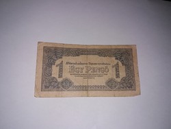 V H  1 pengő 1944-es ,bankjegy   !!! 