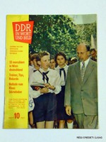 1961 október -  /  DDR IN WORT UND BILD  /  RÉGI EREDETI KÜLFÖLDI ÚJSÁG Szs.:  3903