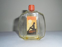 Retro OPERA bergamottos napolaj üveg palack - KHV Kozmetikai és Háztartásvegyipari - 1970-es évek