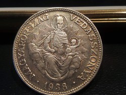 2 pengő 1938(mosolygós)ezüst
