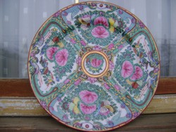 Gyönyörű antik Imari porcelán tál díszes peremmel 23 cm