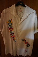 Kalocsa women's blouse with colorful embroidery.